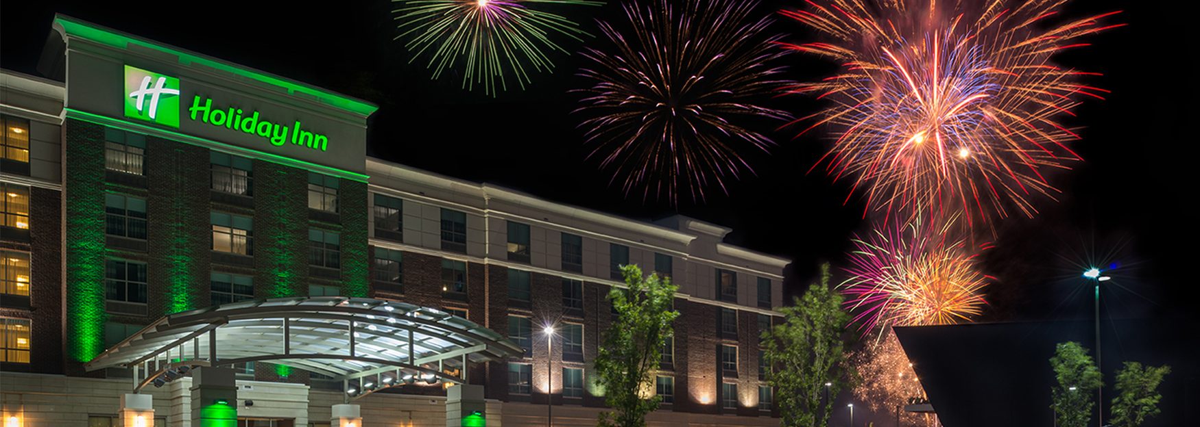 Holiday Inn with Fireworks